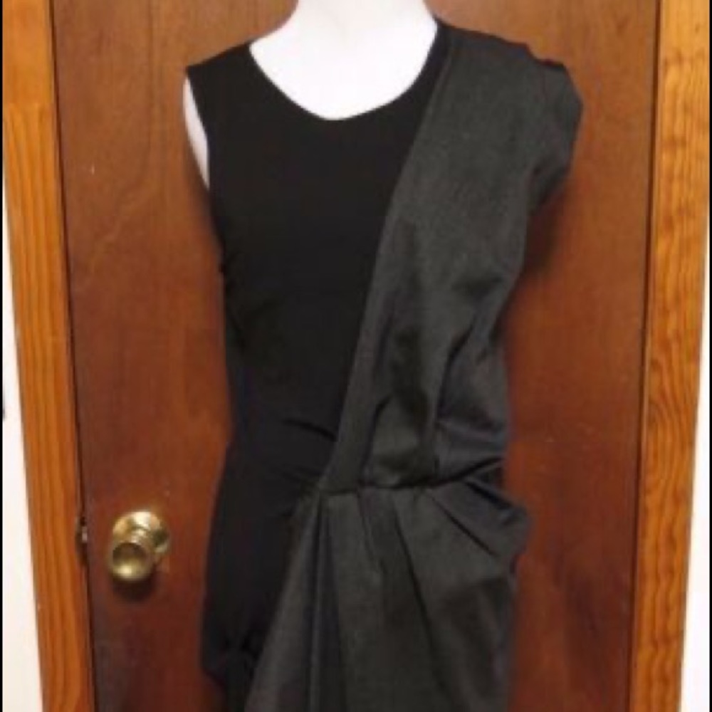 McQ-ALEXANDER MCQUEEN TWO-TONE DRESS